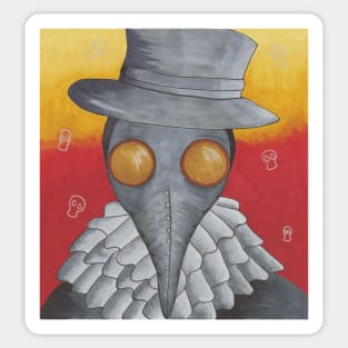 Plague Doctor in the house??!! Sticker